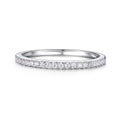 White American Diamond Eternity Ring