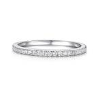White American Diamond Eternity Ring