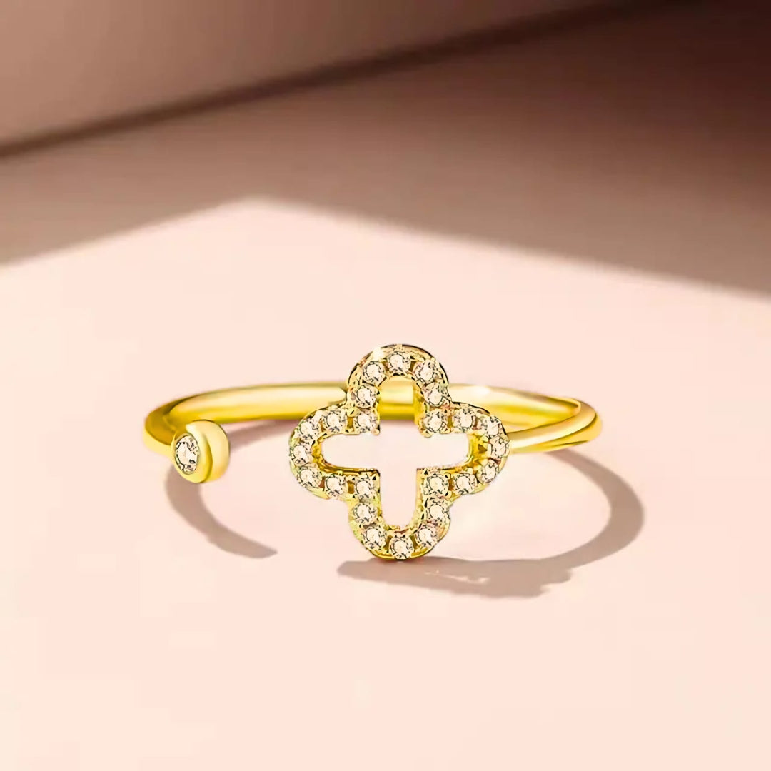 Sterling Silver Clover Ring