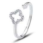 Sterling Silver Clover Ring