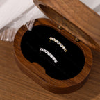 Half Eternity Ring For Women & Girls (Adjustable)
