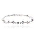 Modern Silver Waves Bracelet