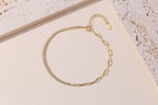 Swiss Zircon Link Chain Adjustable Bracelet