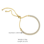adjustable gold bracelet, Details
