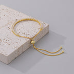 adjustable gold bracelet, creative image