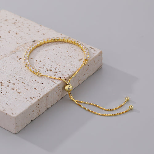 adjustable gold bracelet, creative image