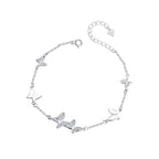 Blissful Butterfly Silver Bracelet