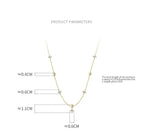 Moissanite Silver Necklace