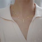 Moissanite Silver Necklace