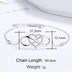 Infinity-Herz-Armband