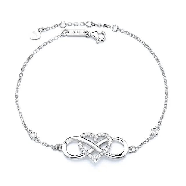 Infinity-Herz-Armband