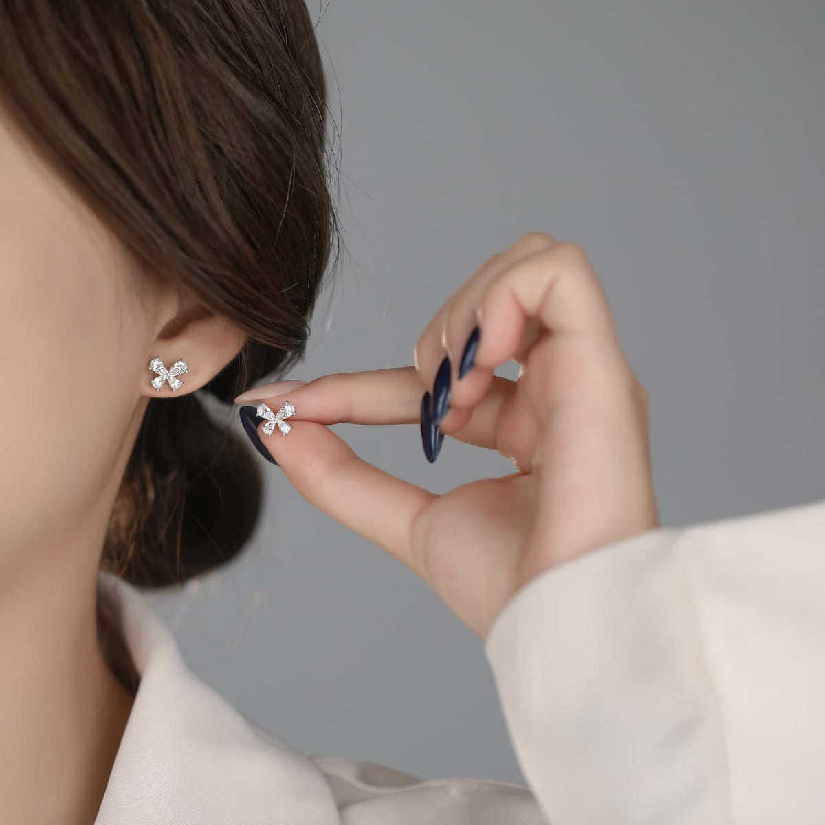 Celeste Butterfly CZ Earrings