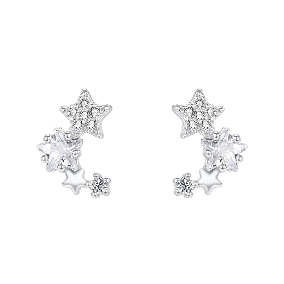 Star Cluster Stud Earrings