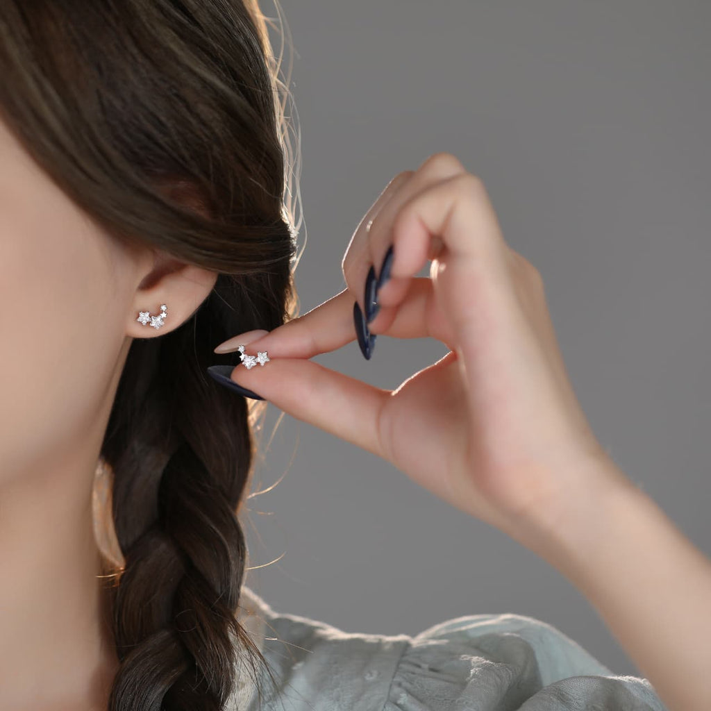 Star Cluster Stud Earrings