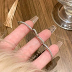 Elegant Bow Swiss Zirconia Slider Bracelet