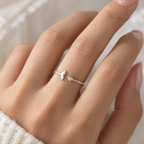 Goodluck Fish Tail Silver Ring