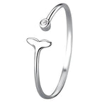 Goodluck Fish Tail Silver Ring