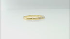 18k Gold Plated White American Diamond Eternity Ring