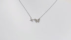 Double Butterfly Necklace