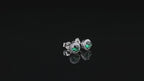 Round Stud Earrings