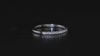 White American Diamond Eternity Ring