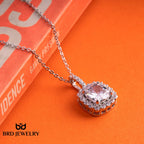Cushion Cut Pendant With Chain