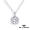 Cushion Cut Pendant With Chain